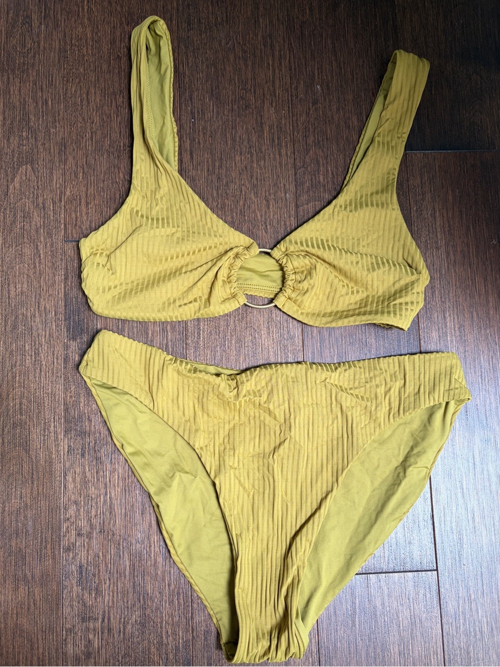 Vitamin A Ribbed Bikini Set